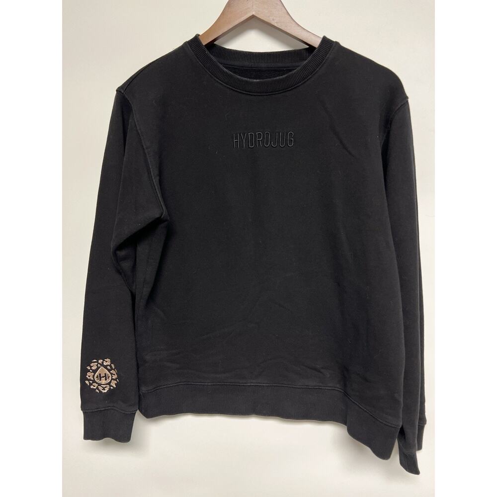 Retro Hydrojug X ACTA Sweatshirt Embroidered Spell Out Women Black Medium Active